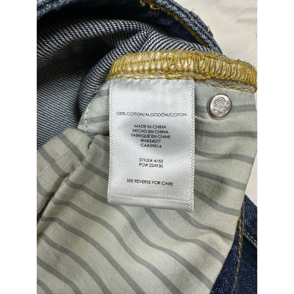 Cabi Jeans 100% BF Distressed Boyfriend Denim Blue Size 6 - Picture 6 of 9